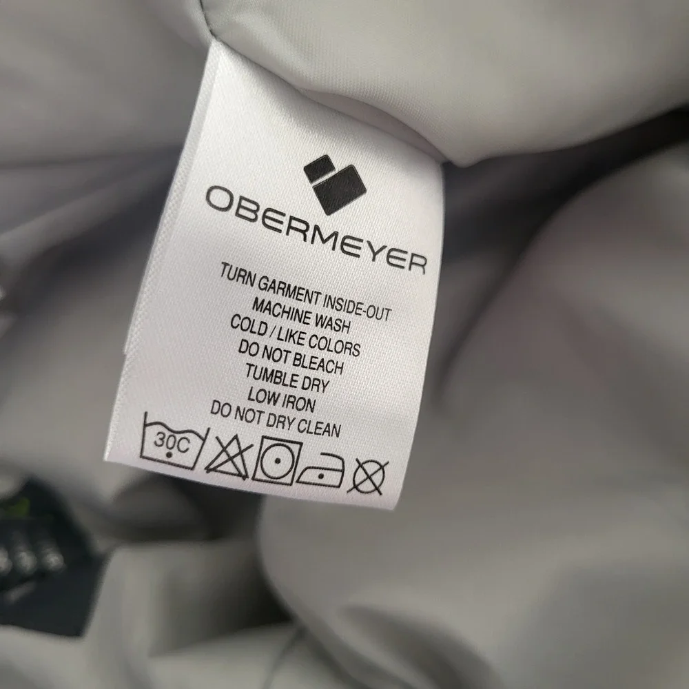 Obeymeyer‎ Girl Teen White Brooke Ski Snow Pants Large 14/16 Style 35030...